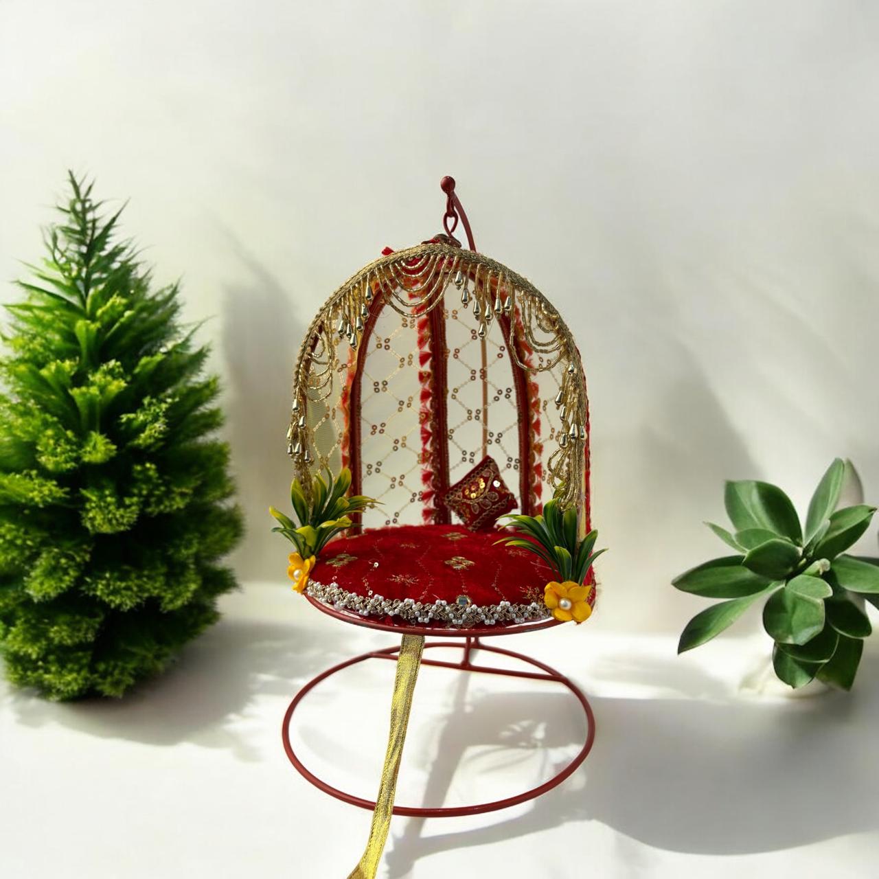 Hanging jhoola for Laddoo Gopal